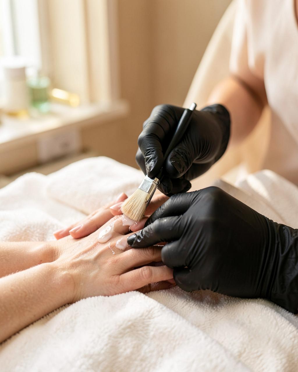 Hydrating spa manicure treatment